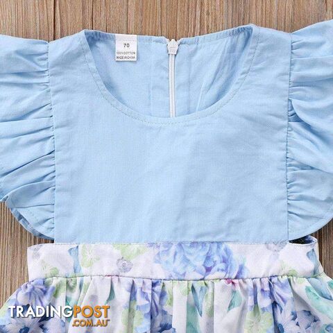 Sky Blue Girls Dress
