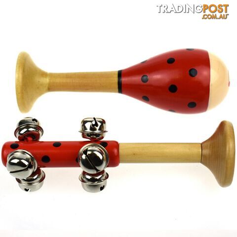 SM LADYBUG MARACA & BELLSTICK