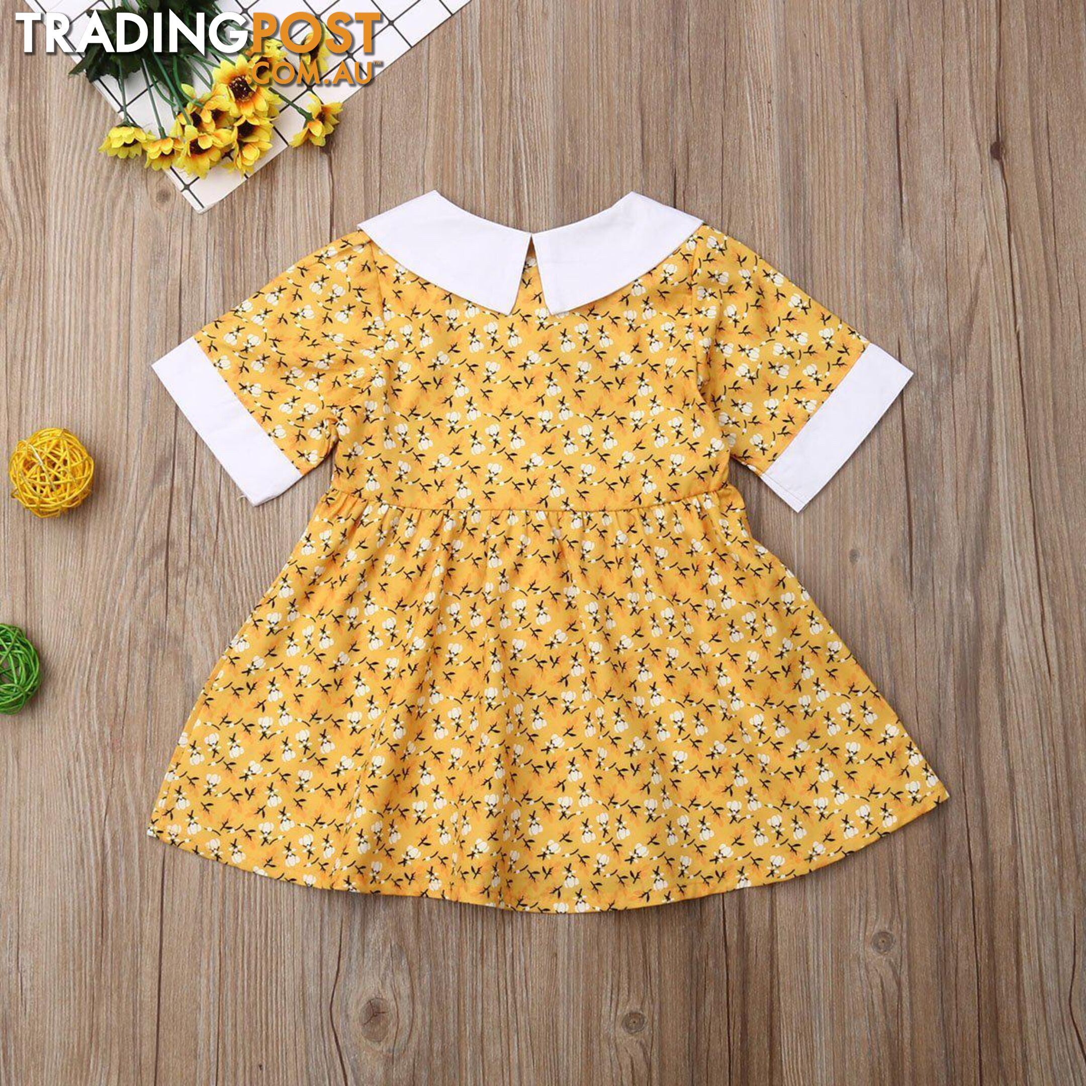 Yellow Flower Dress