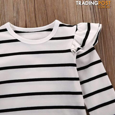 Striped Ruffles Romper - photo 3 of 7
