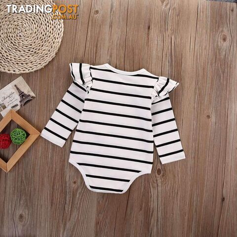 Striped Ruffles Romper - photo 4 of 7