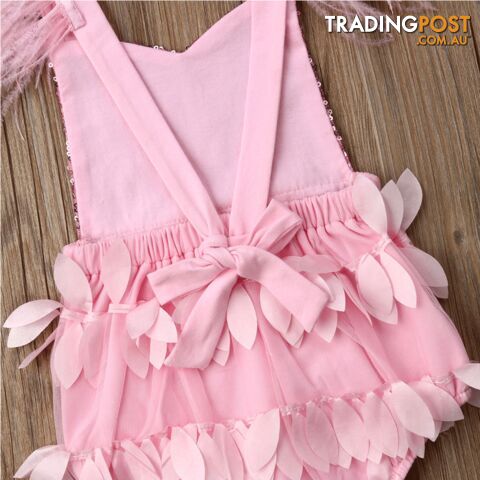 Pink Ruffle Romper - photo 3 of 7