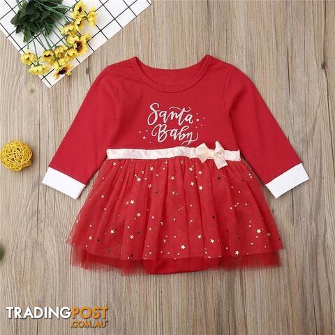 Santa Baby Tutu Romper