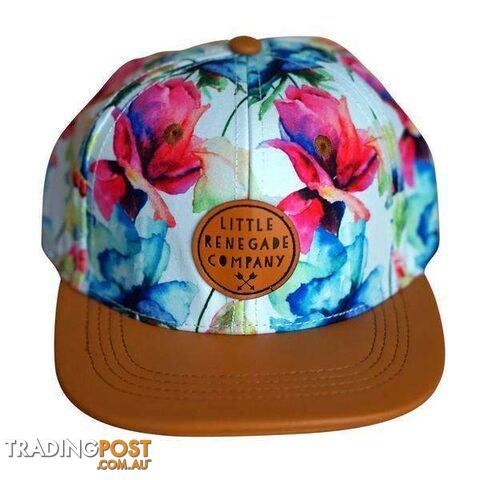 Spring Fling/Tan (Floral) Snapback Hat