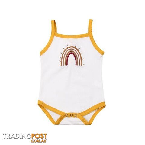 Rainbow Sleeveless Romper