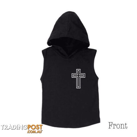 Respect Sleeveless Hoodie | White or Black