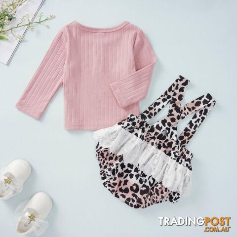 Pink Leopard Romper Set - photo 3 of 6