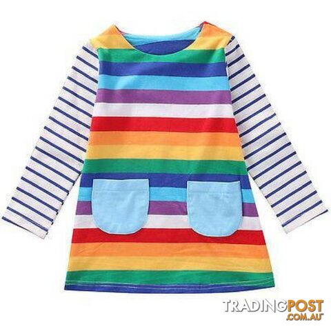 Rainbow Girls Dress