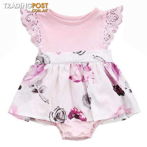 Sister Floral Matching Romper & Dress