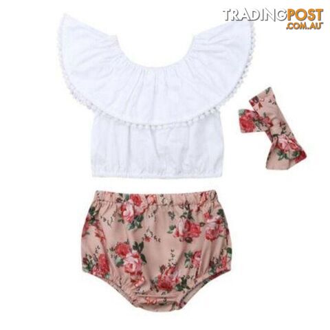 Ruffle Floral Set