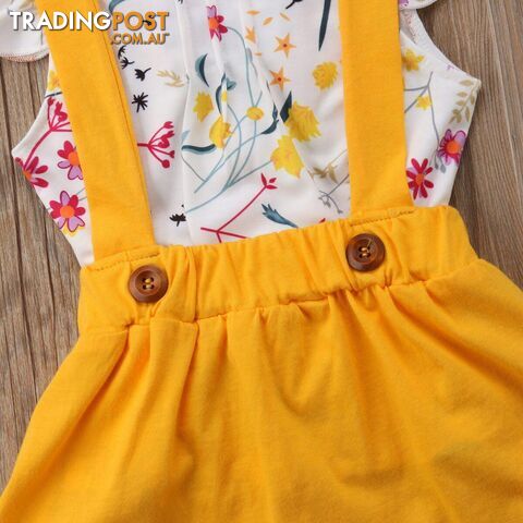 Yellow Overall Dress - photo 5 of 6