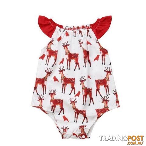Reindeer Christmas Romper