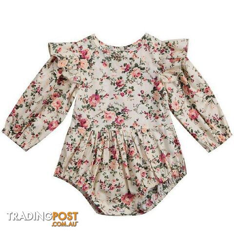Vintage Floral Romper