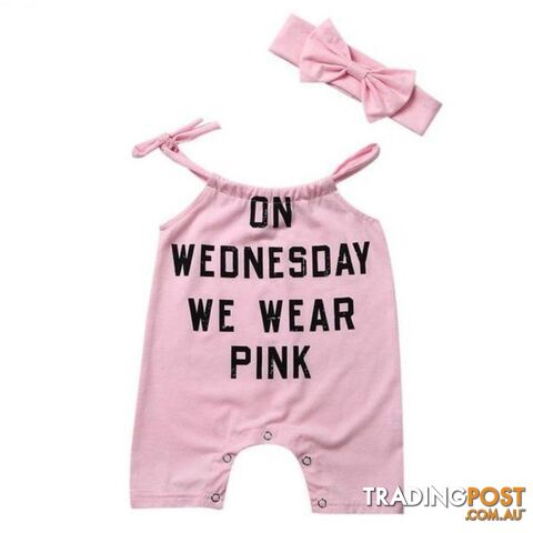 On Wednesday Romper & Headband