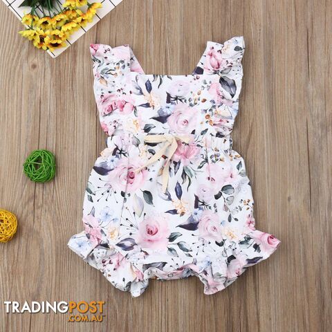 Pink Floral Romper - photo 3 of 7