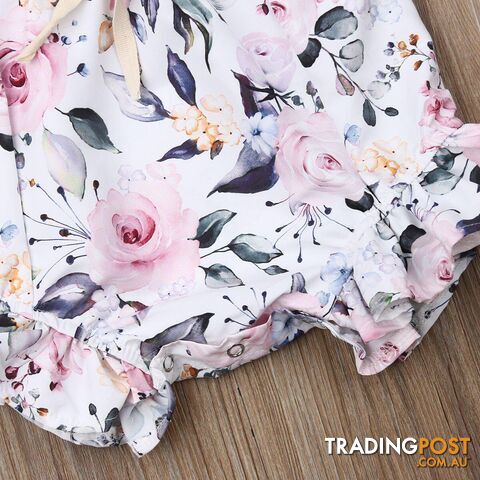 Pink Floral Romper - photo 5 of 7