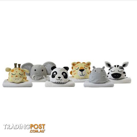 Zoo Animals 'Panda' Novelty Hooded Bath Towel - photo 4 of 4
