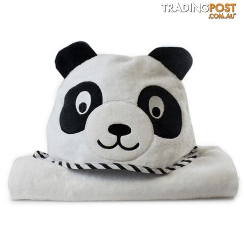 Zoo Animals 'Panda' Novelty Hooded Bath Towel