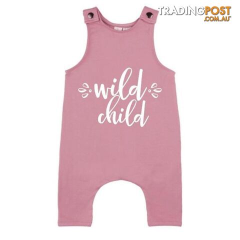 Wild Child Slouch Romper | Pink