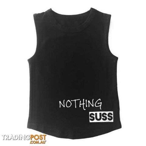 NOTHING SUSS TANK BLACK