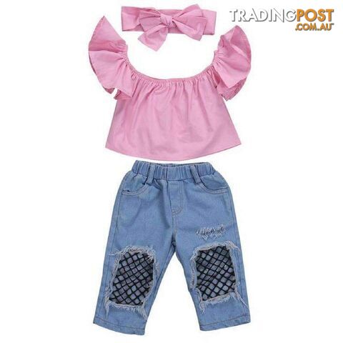 Pink Bow Set