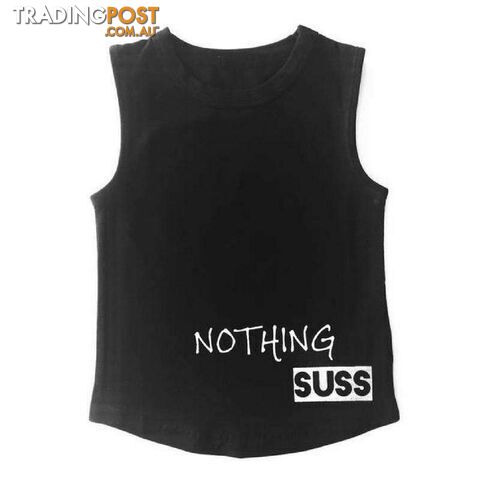 NOTHING SUSS TANK BLACK