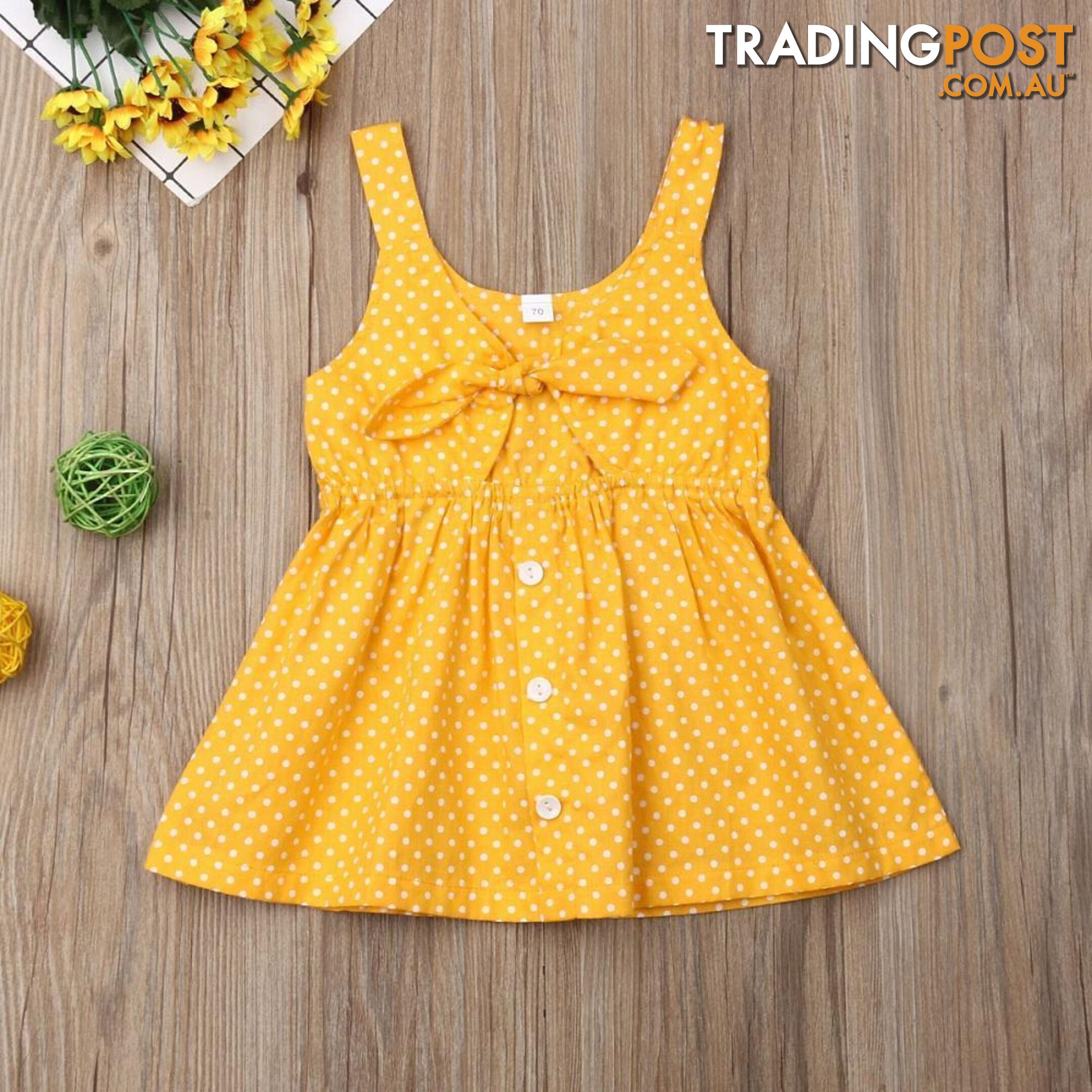 Yellow Bow Dress