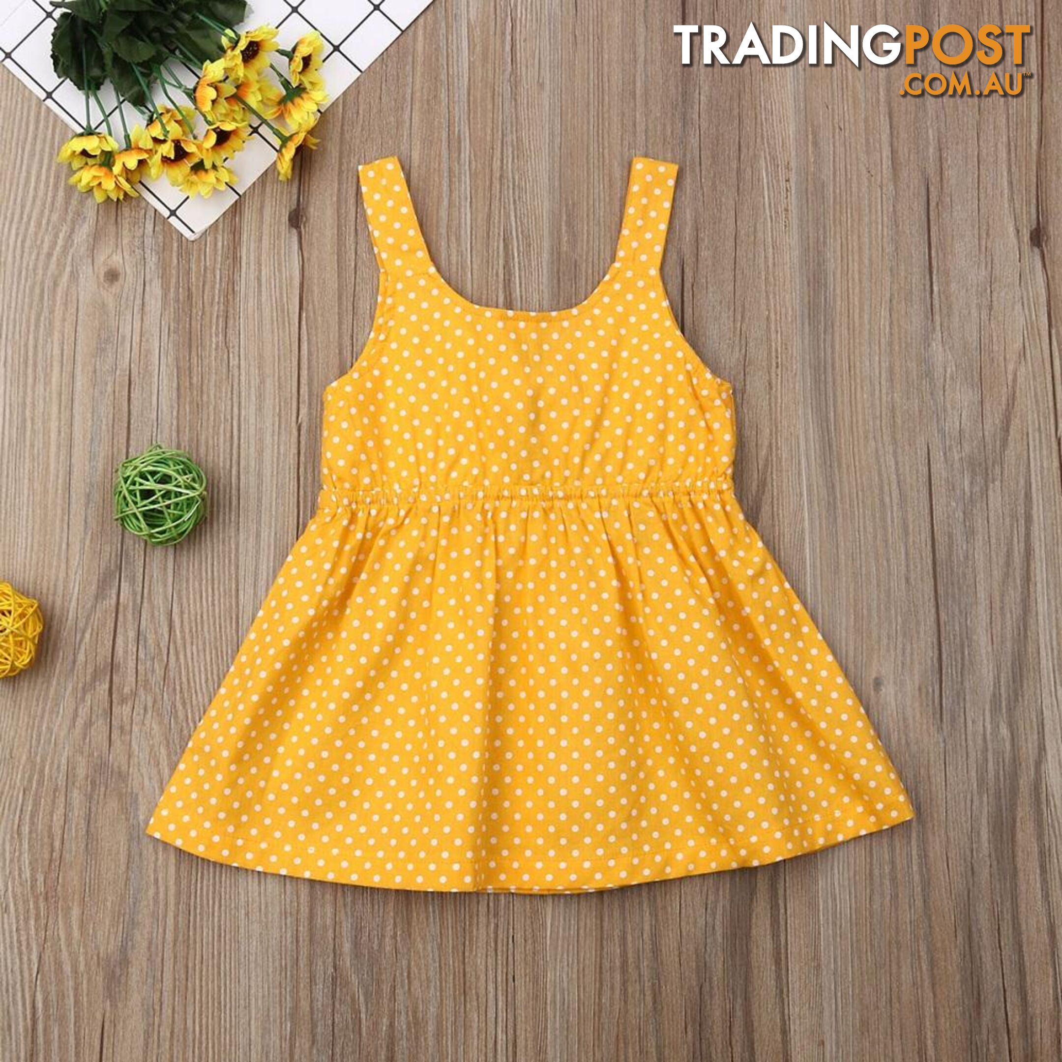 Yellow Bow Dress