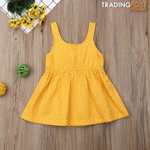 Yellow Bow Dress