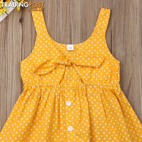 Yellow Bow Dress