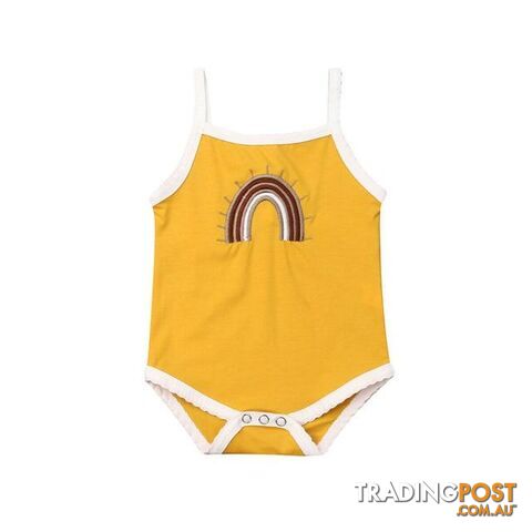 Rainbow Sleeveless Romper