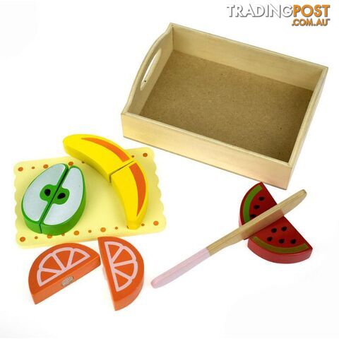 WOODEN FOOD TRAY - FRUIT