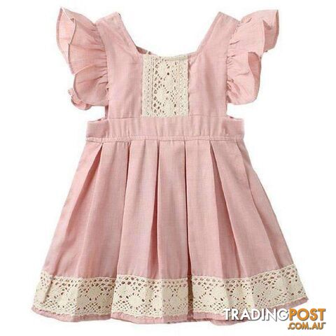 Ruffle Lace Dress