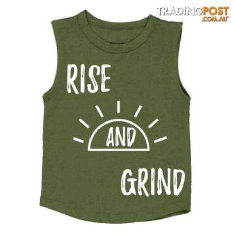 RISE AND GRIND TANK KHAKI
