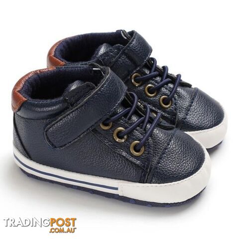 Navy Velcro Kicks