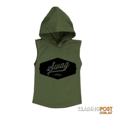 Swag All Day Sleeveless Hoodie