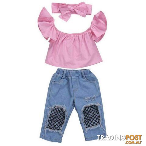 Pink Bow Set