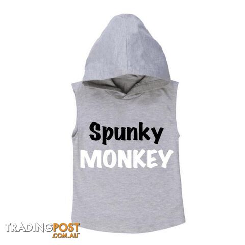 Spunky Monkey Sleeveless Hoodie