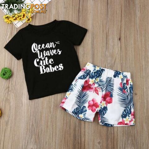 Ocean Waves Cute Babes Set