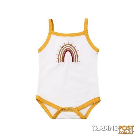 Rainbow Sleeveless Romper
