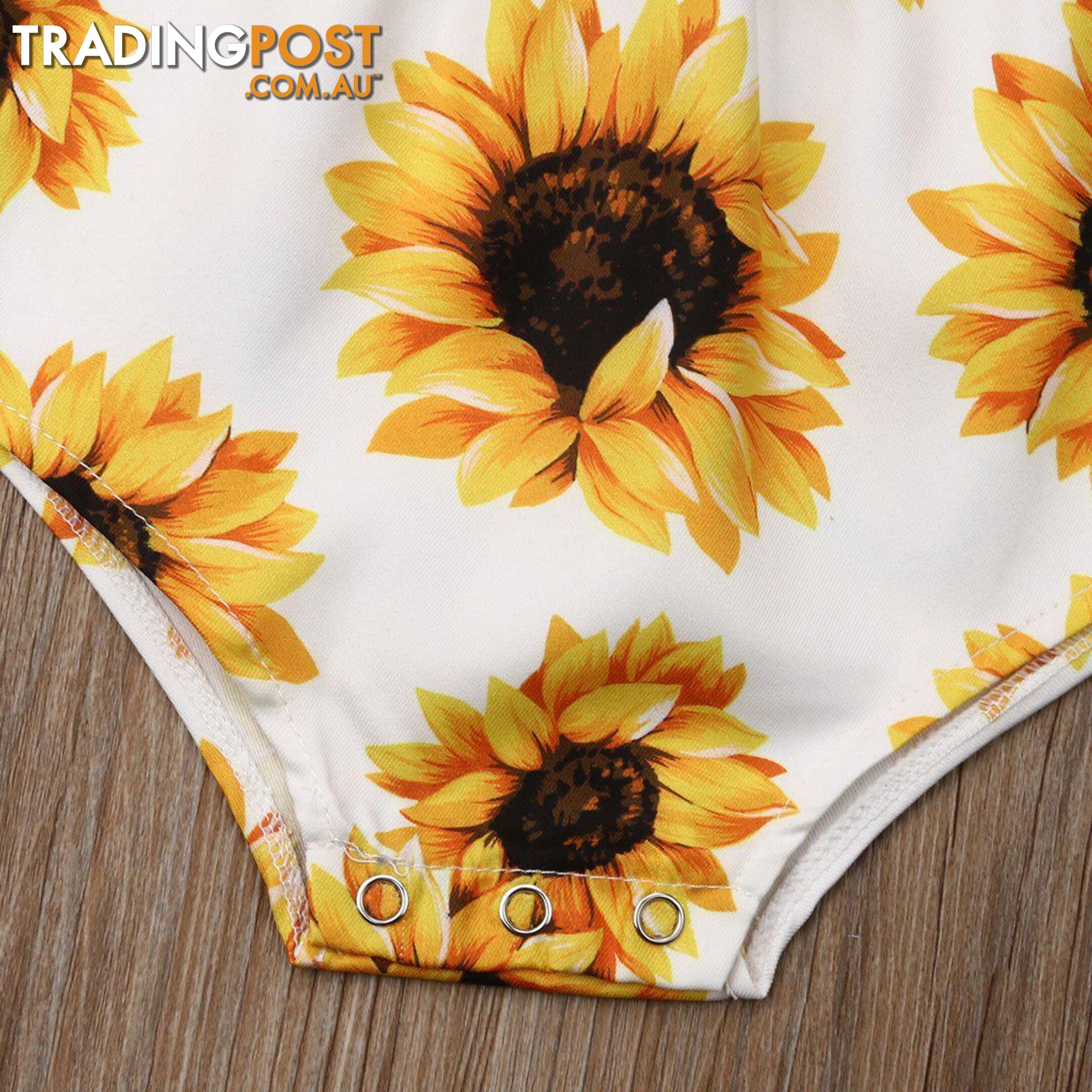 Yellow Sunflower Romper