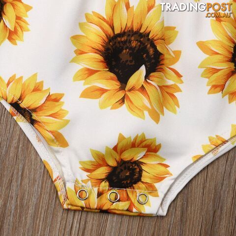 Yellow Sunflower Romper