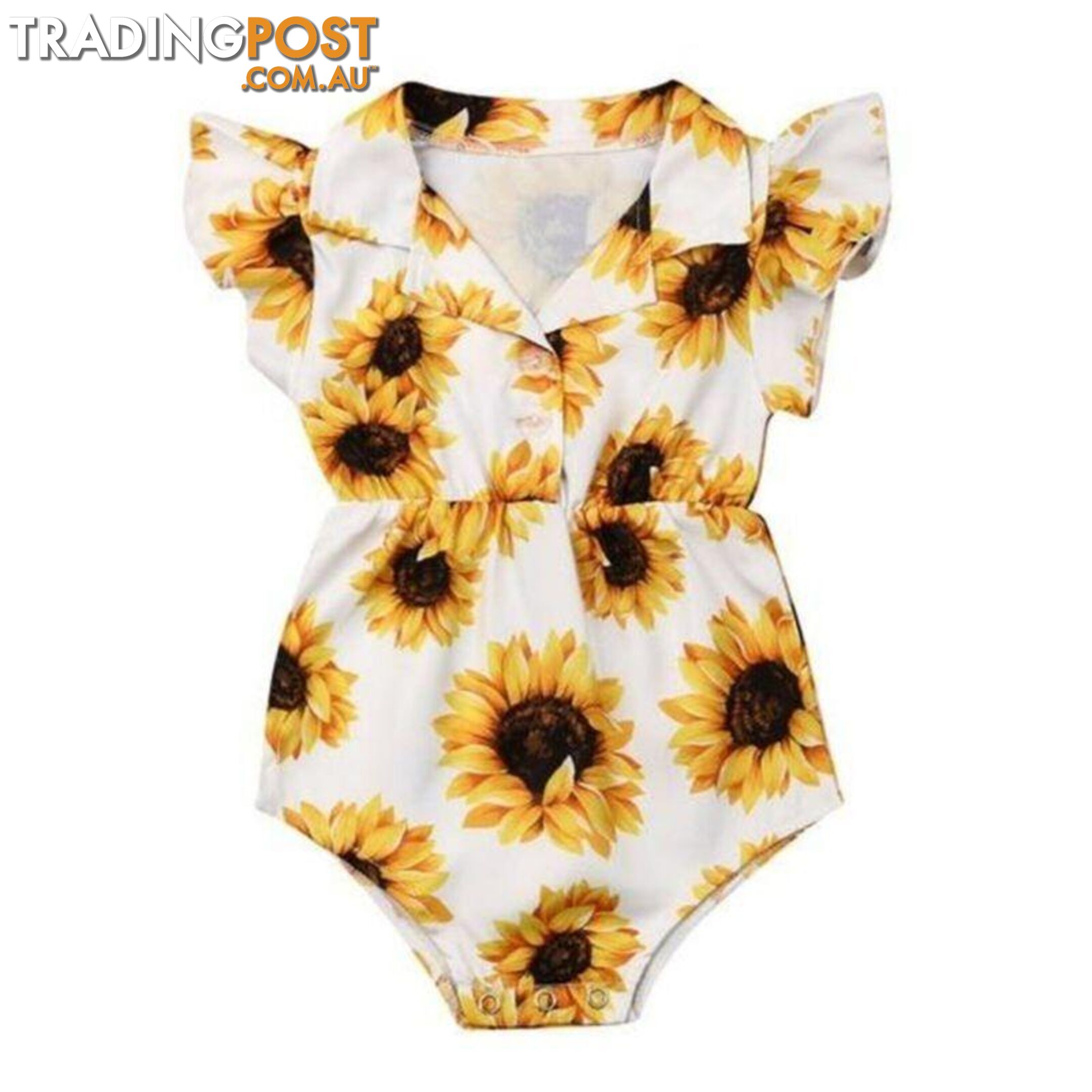 Yellow Sunflower Romper