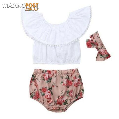 Ruffle Floral Set