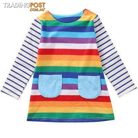 Rainbow Girls Dress