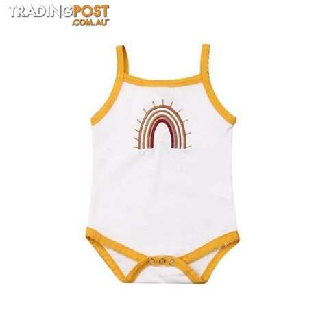 Rainbow Sleeveless Romper
