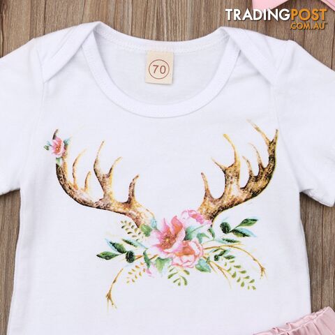 Pink Deer Romper Set - photo 3 of 7