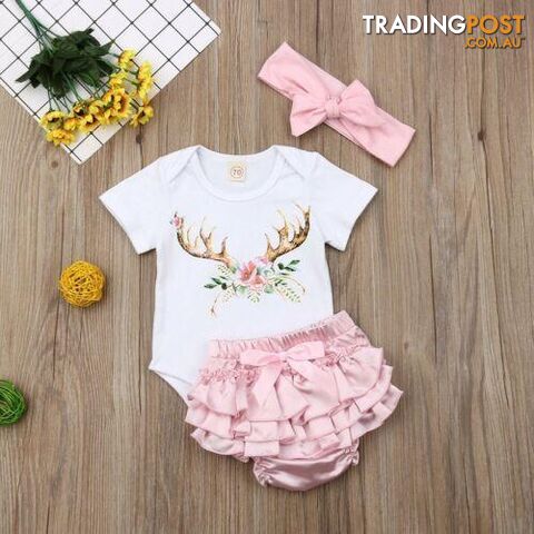 Pink Deer Romper Set - photo 5 of 7