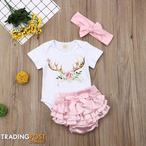 Pink Deer Romper Set - photo 4 of 7