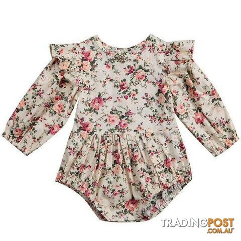 Vintage Floral Romper